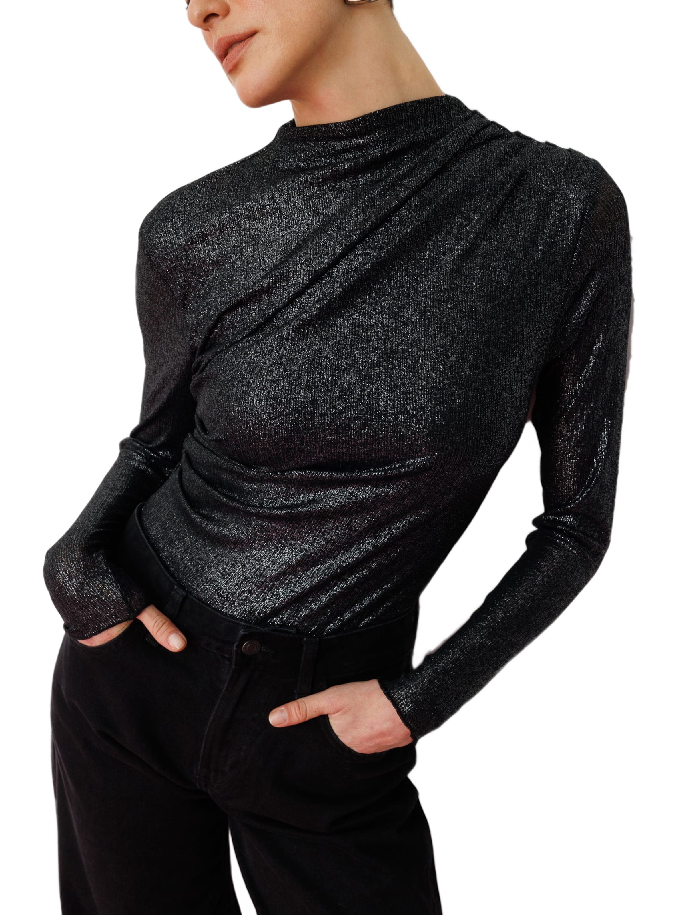No Matter What Blouse body in Zwart