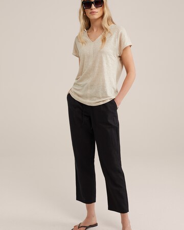 WE Fashion T-Shirt in Beige