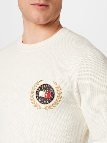 TOMMY HILFIGER Pullover in Beige