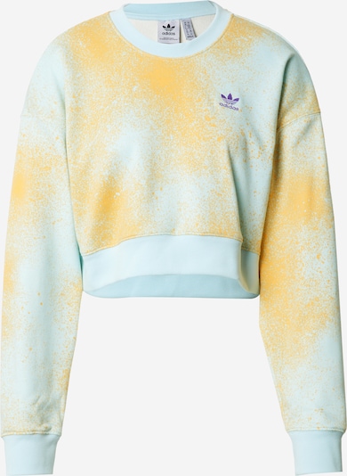 ADIDAS ORIGINALS Sweatshirt 'Allover Print' in Light blue / yellow gold / Dark purple, Item view