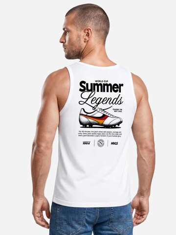 Neverless Shirt 'Soccer Summer Legends' in White