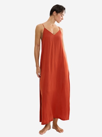 TRIUMPH Strandkleid ' Red Label Satin Summer ' in Orange: Vorderseite