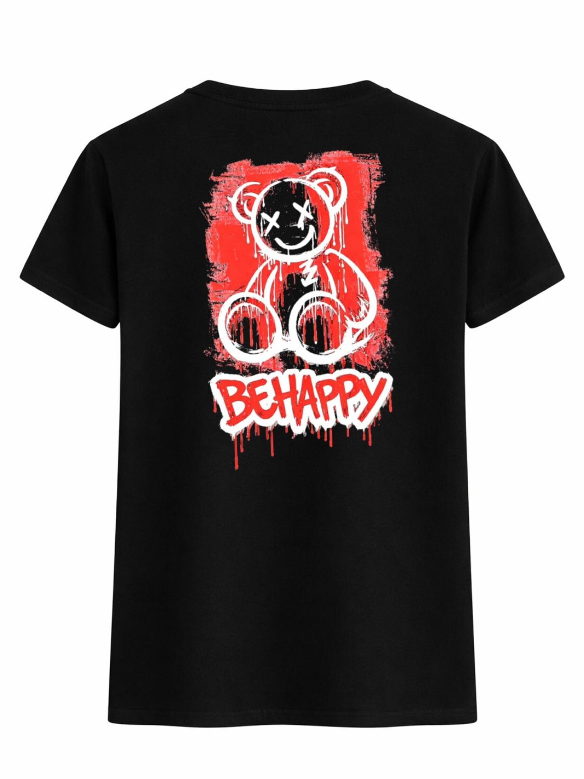RMK Shirt 'Crazy Bär' in Black