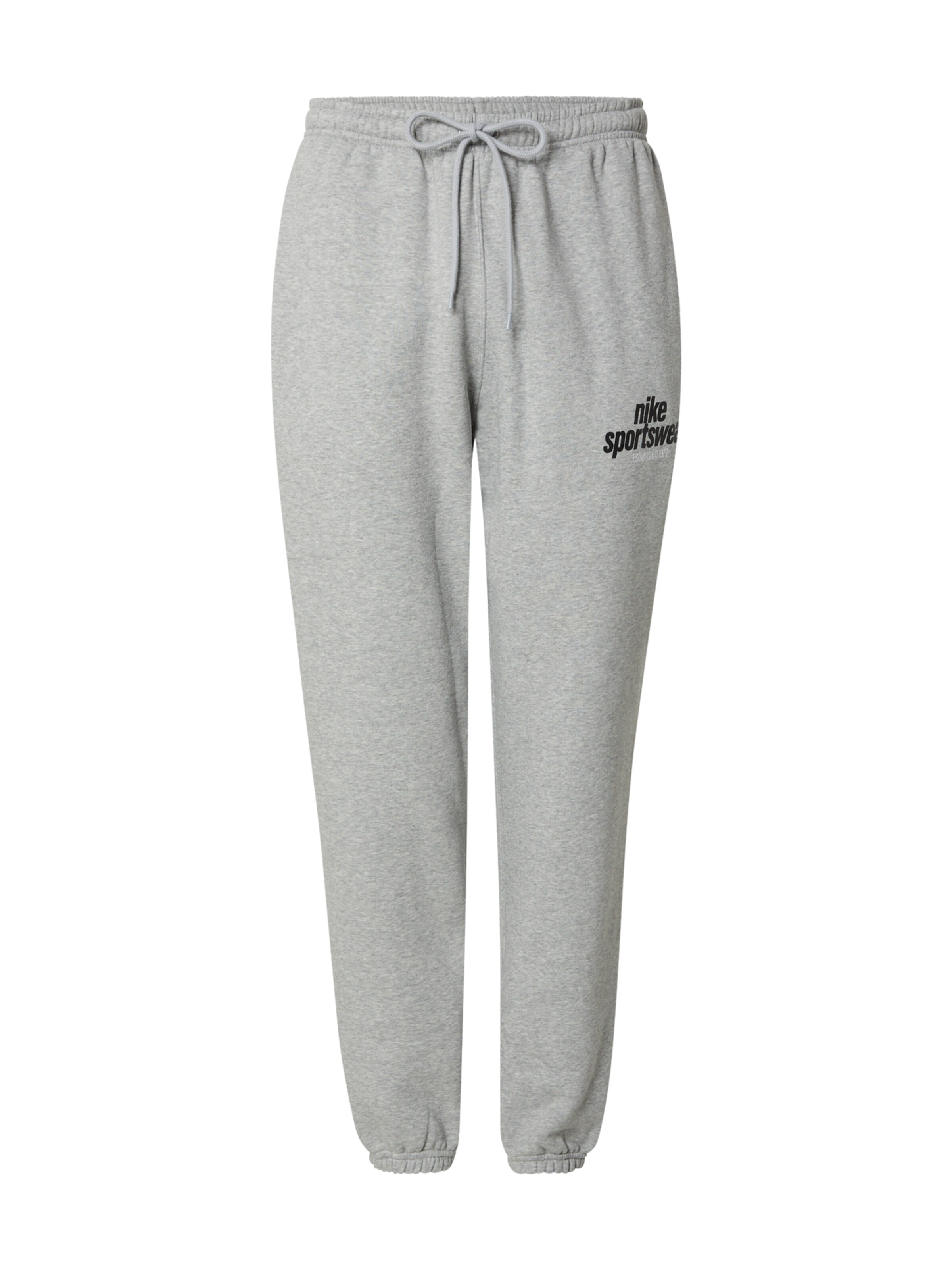 Tapered Pantaloni 'CLUB' de la Nike Sportswear pe gri: față