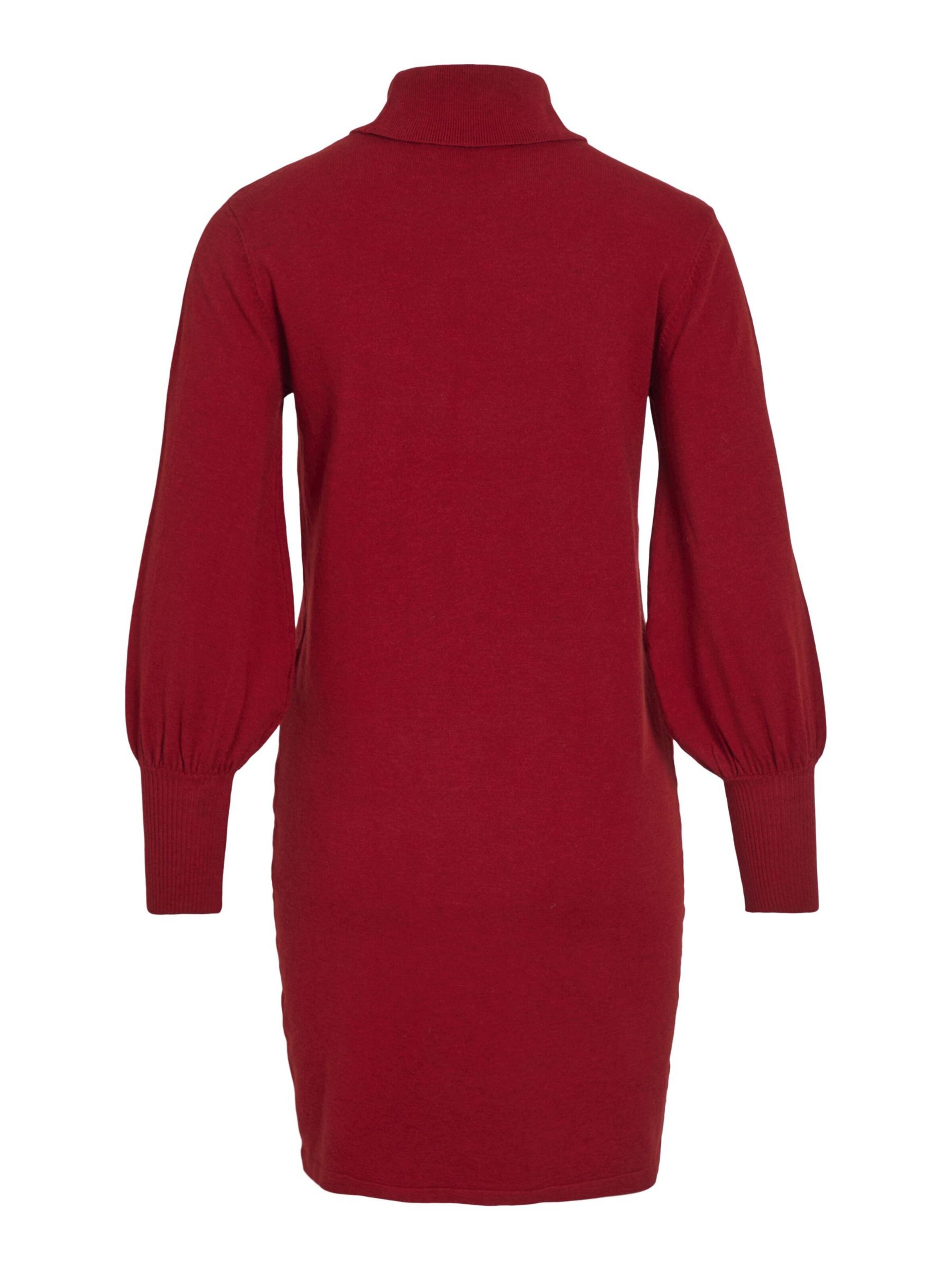 VILA Gebreide jurk 'VIKerry' in Rood