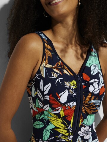 bonprix Klassiek Badpak in Blauw