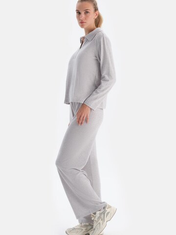 Wide Leg Pantalon Dagi en gris
