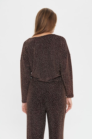 SAINT TROPEZ Shirt 'Noella' in Brown