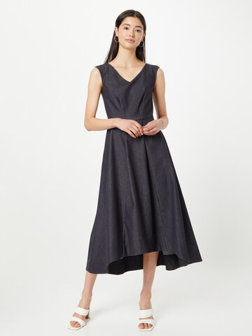 Closet London Dress in Grey: front