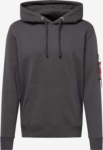 ALPHA INDUSTRIES Mikina – šedá: přední strana