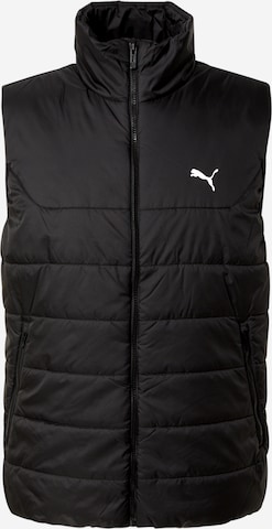 PUMA Urheiluliivi 'ESS' värissä musta: etupuoli