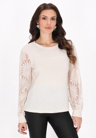 faina Blouse 'Fashion Look' in Beige: front
