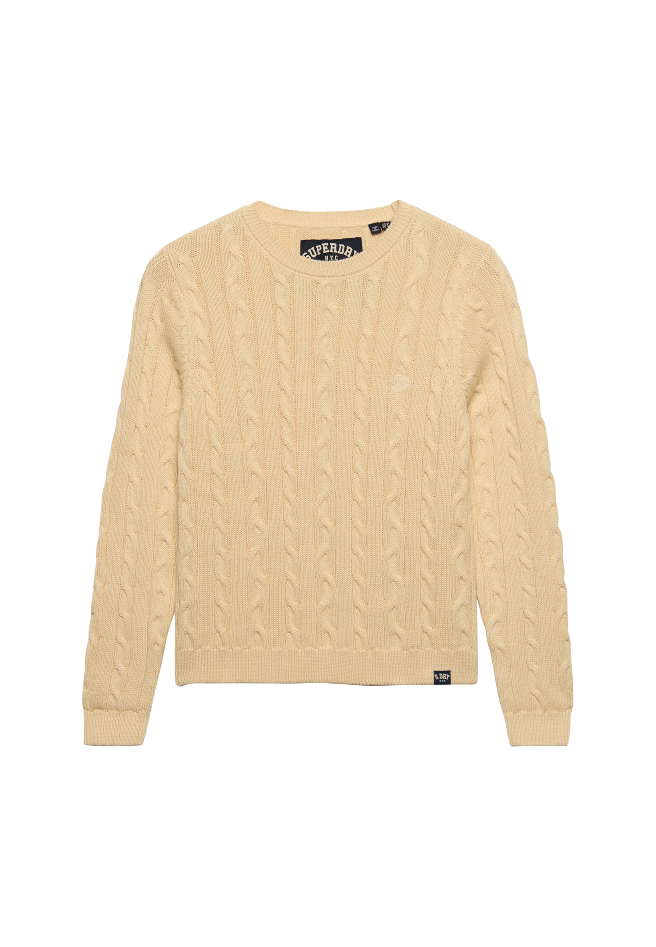 Pull-over 'Essentials' Superdry & Co en jaune : devant