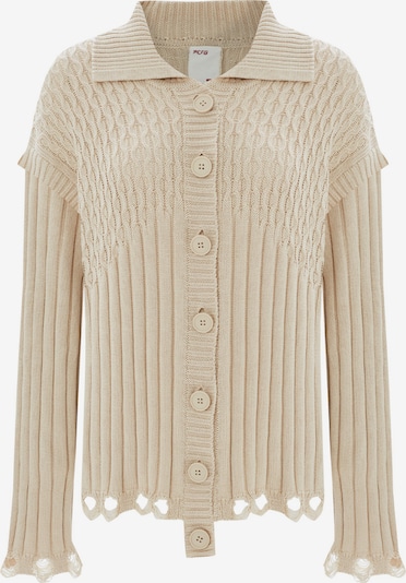 PCFG Strickjacke in beige, Produktansicht