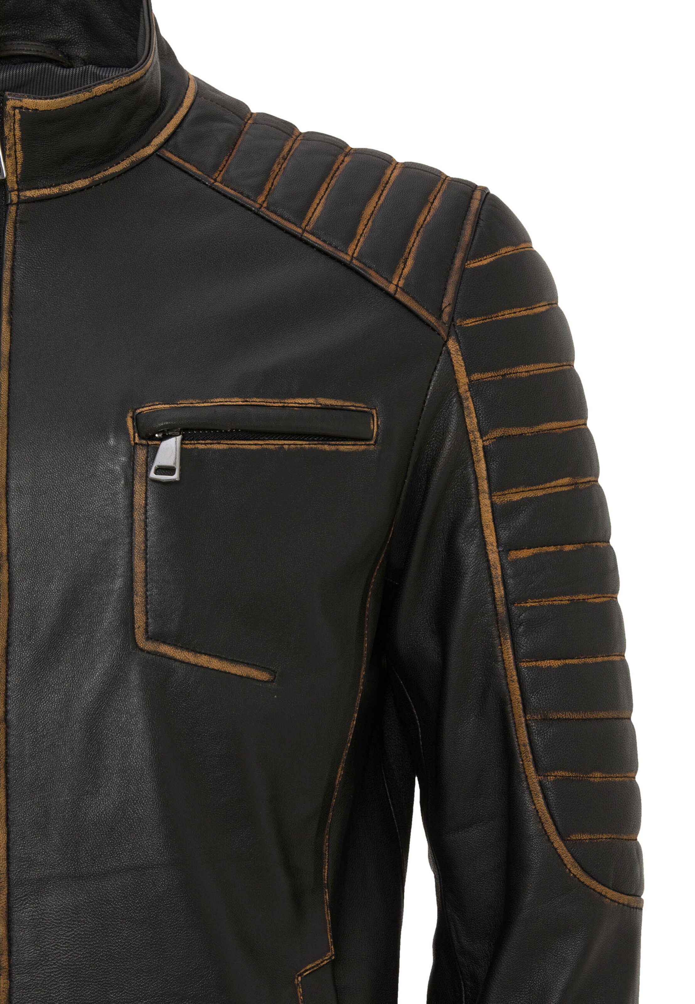 Jimmy Sanders Jacke in Schwarz