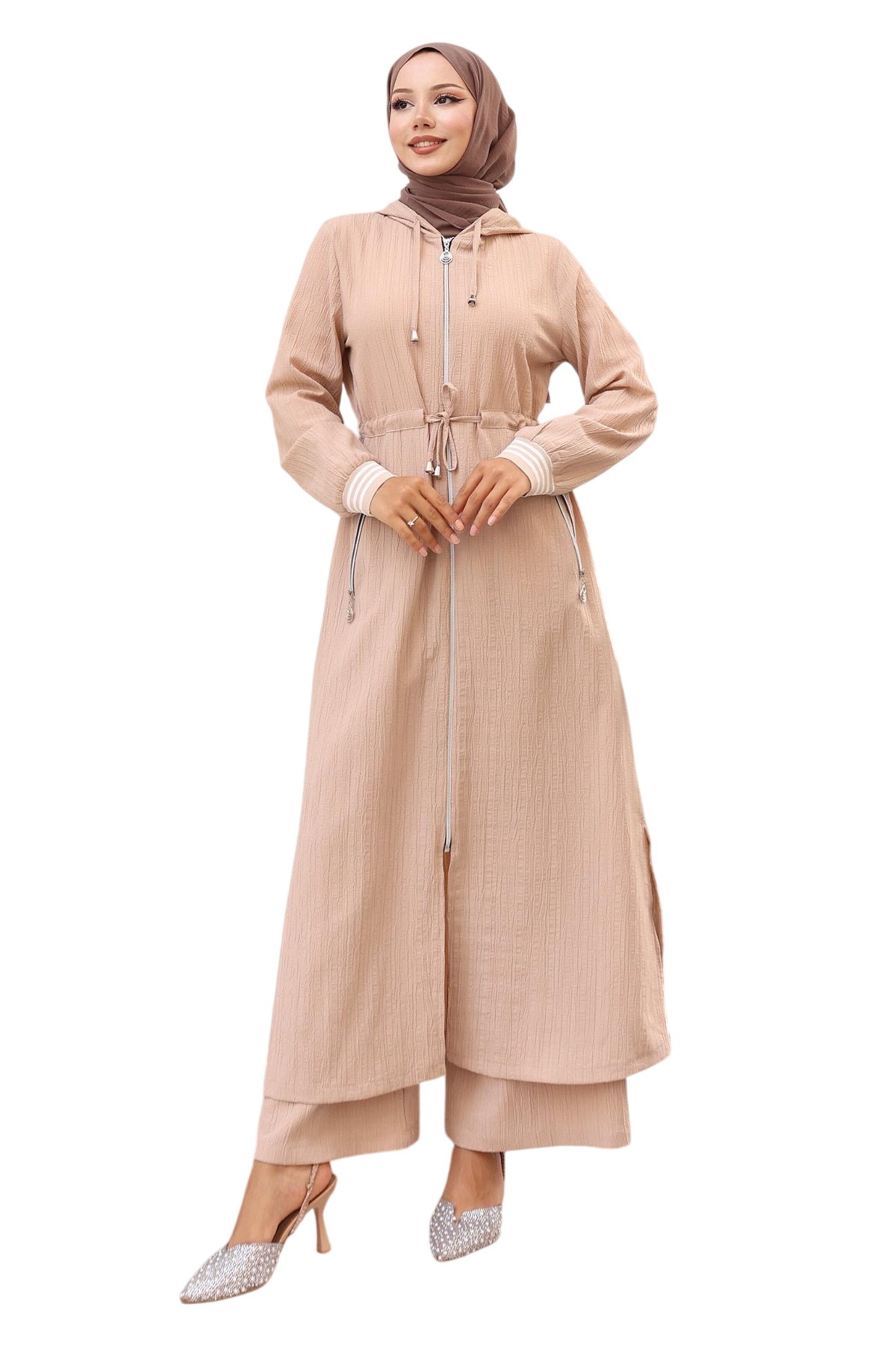 MODAMIHRAM Hosenanzug in Beige