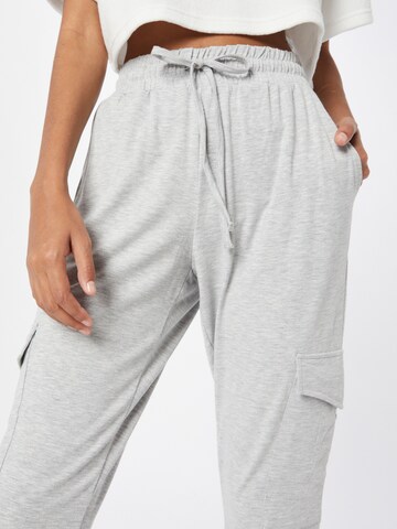 Effilé Pantalon cargo 'Siggi Linda' Kaffe en gris