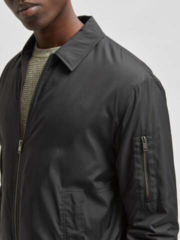 SELECTED HOMME Between-Season Jacket 'Royce' in Black