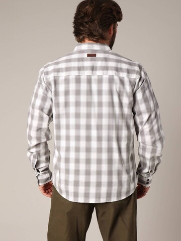Coupe regular Chemise 'Pieter' Deeluxe en gris