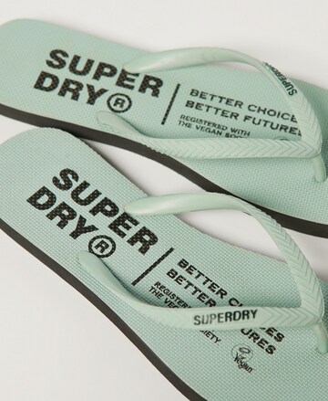 Superdry Teenslipper in Groen