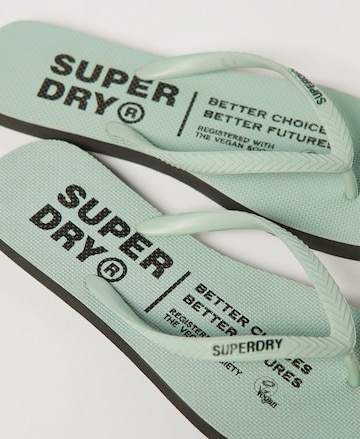 Superdry T-Bar Sandals in Green