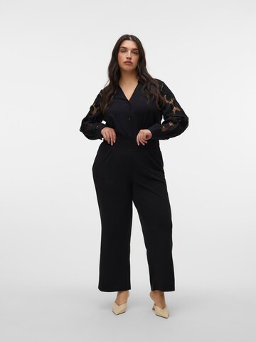 Vero Moda Curve Wide Leg Bukser 'VMCallison' i sort