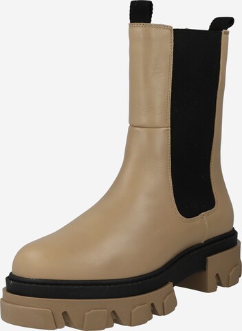 VERO MODA - Botas Chelsea 'Eliza' en beige: frente