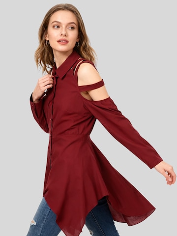 LapaPlus Blouse in Red: front
