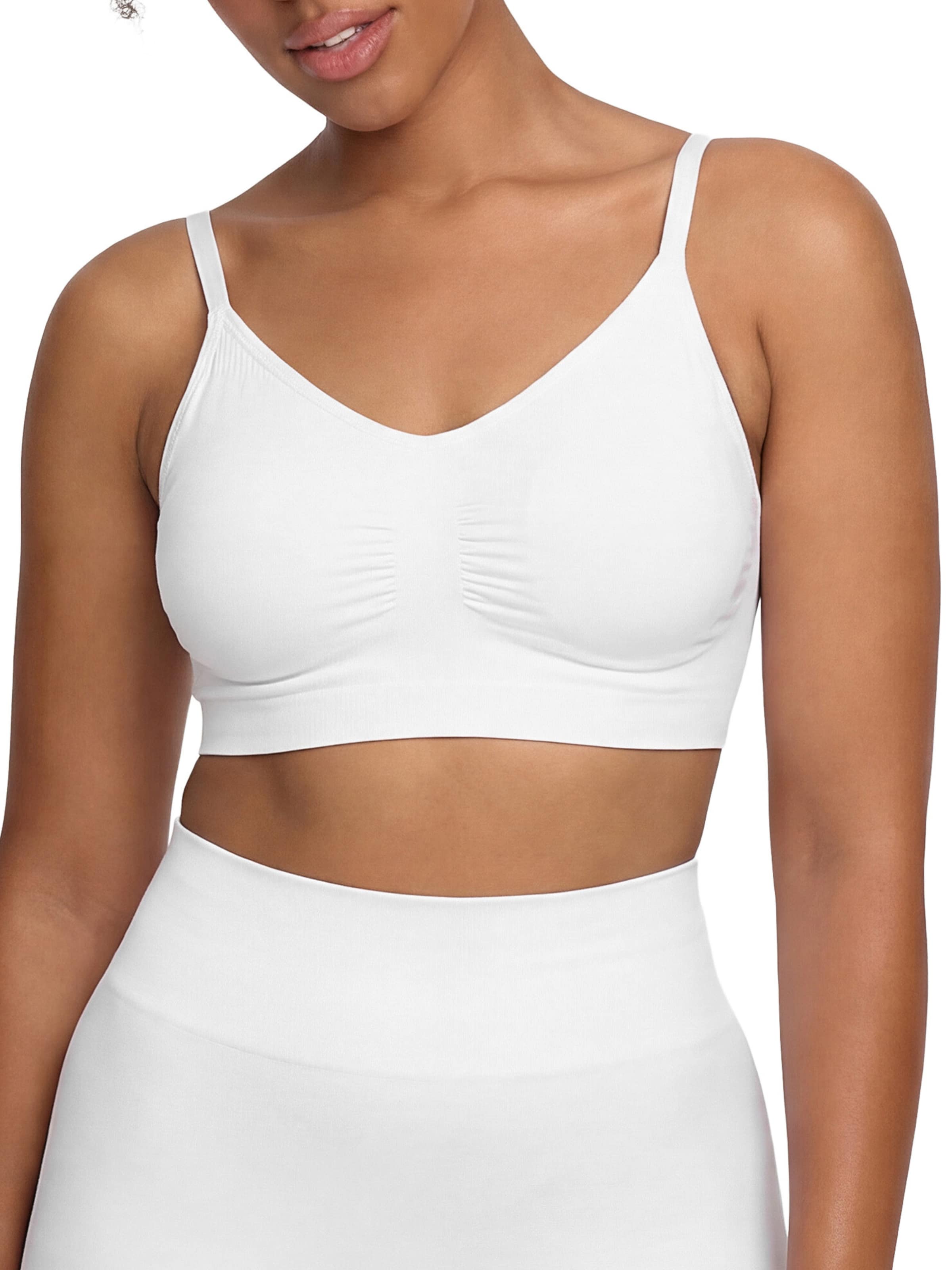 cfab (formerly creamy fabrics) - Bustier Sujetador 'Comfort Bralette' en blanco: frente