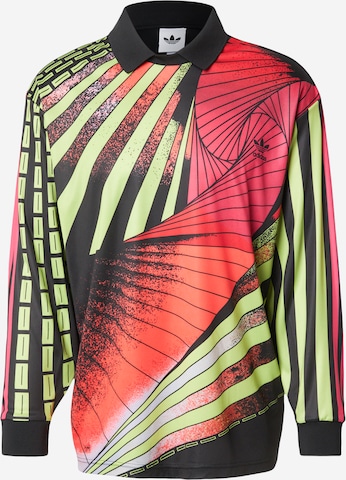 juoda ADIDAS ORIGINALS Marškinėliai 'GOALIE': priekis