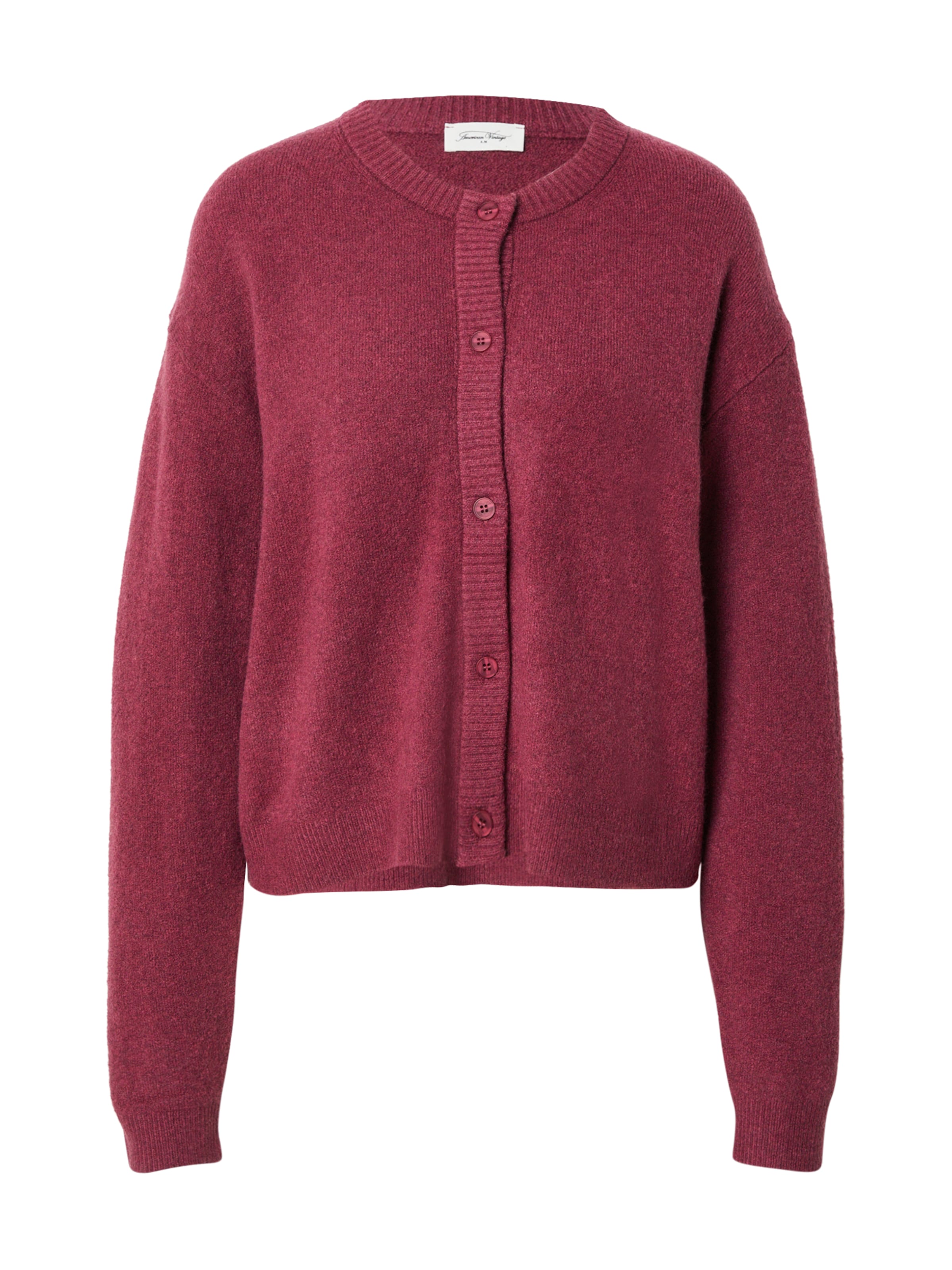 Cardigan 'DAMSVILLE' AMERICAN VINTAGE en rouge : devant