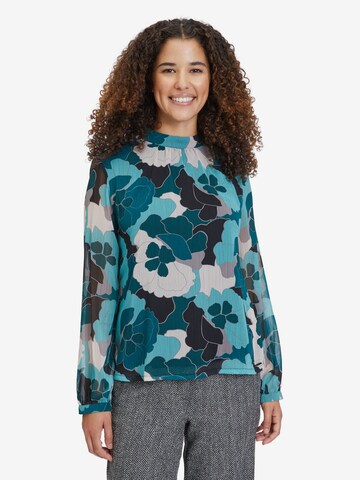Betty & Co Blouse in Blauw: voorkant
