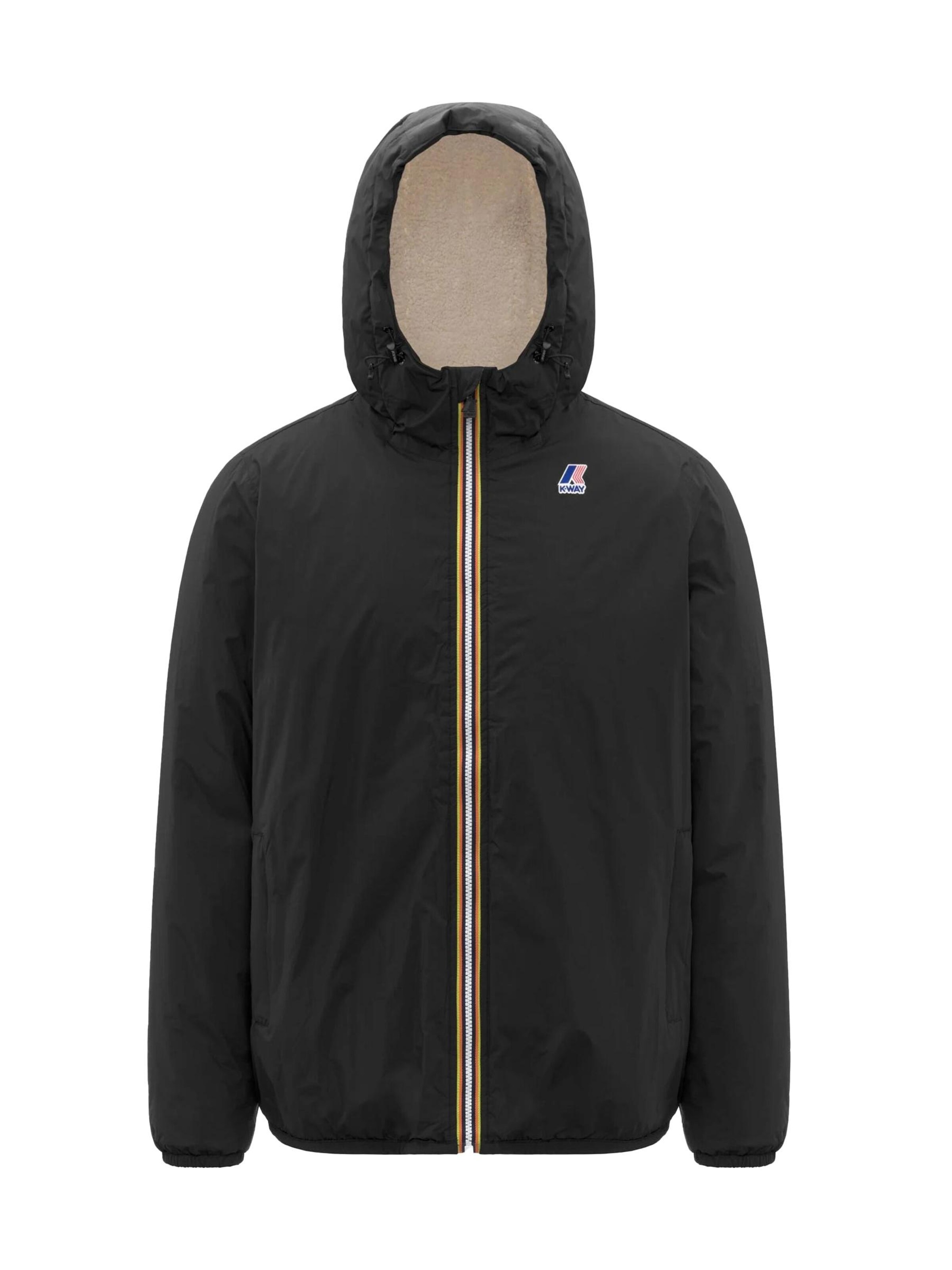 K-Way Winterjas 'K-WAY LE VRAI 4.0 CLAUDE' in Zwart: voorkant