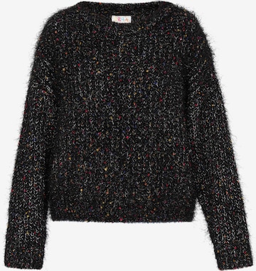 IZIA Pulóver - fekete: elől