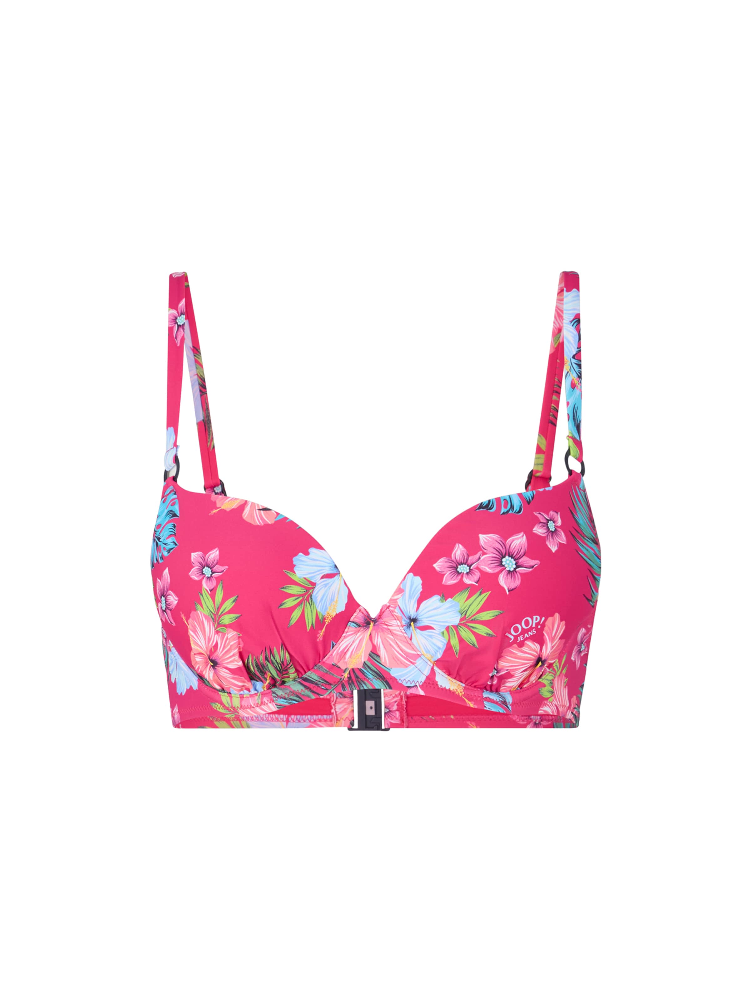 JOOP! Jeans Bikini Top in Light blue / Pink / Fuchsia, Item view