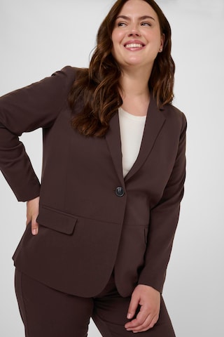 KAFFE CURVE Blazer in Brown
