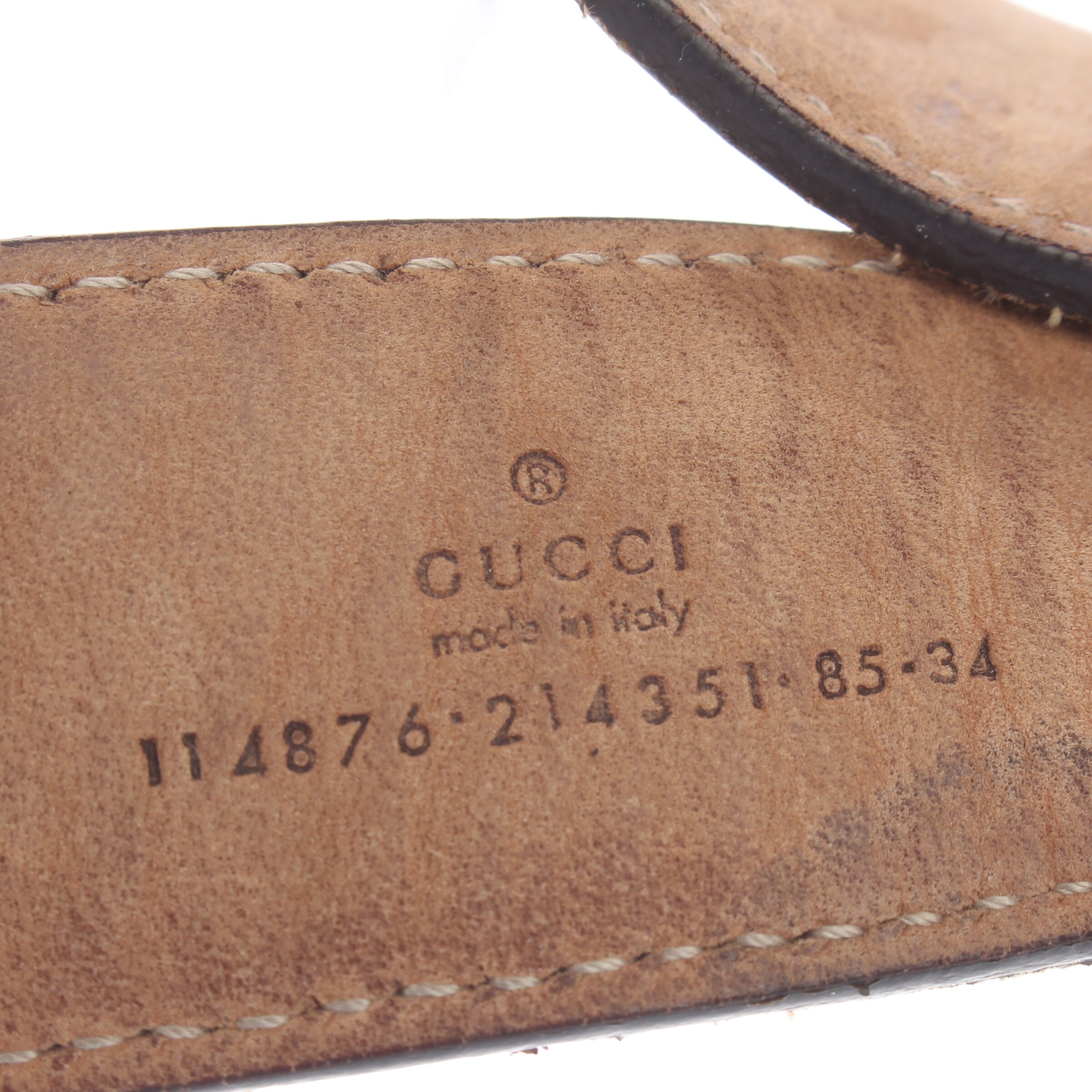 Gucci Gürtel XS in Braun