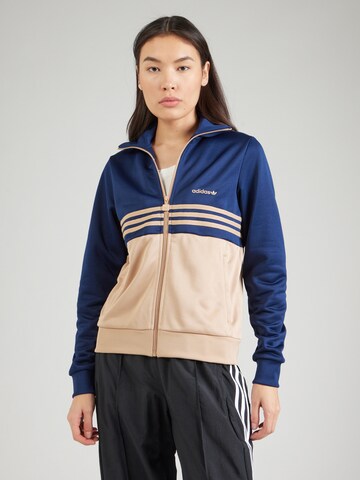 Giacca di felpa di ADIDAS ORIGINALS in blu: frontale