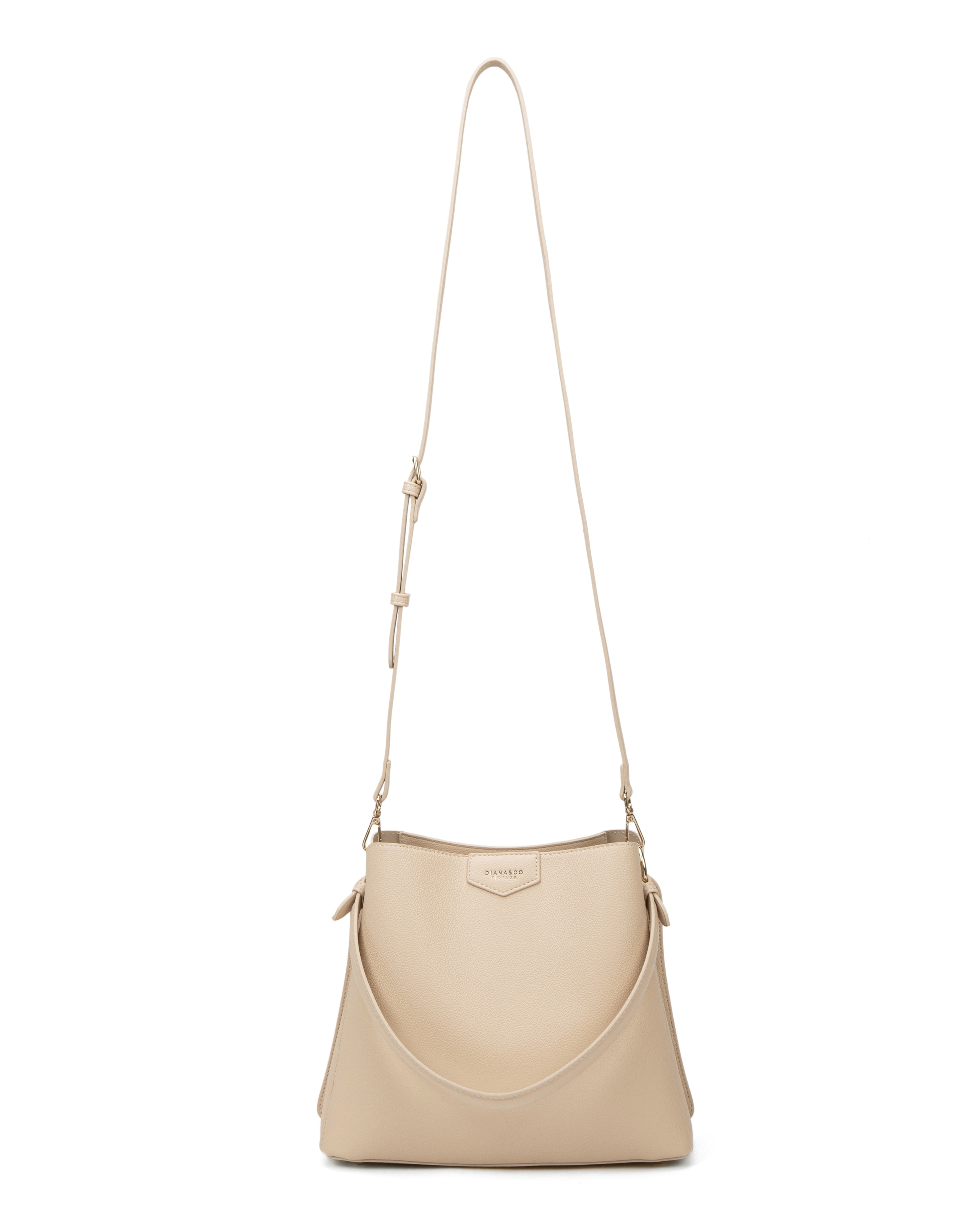 Diana&Co. Schoudertas in Bruin: voorkant