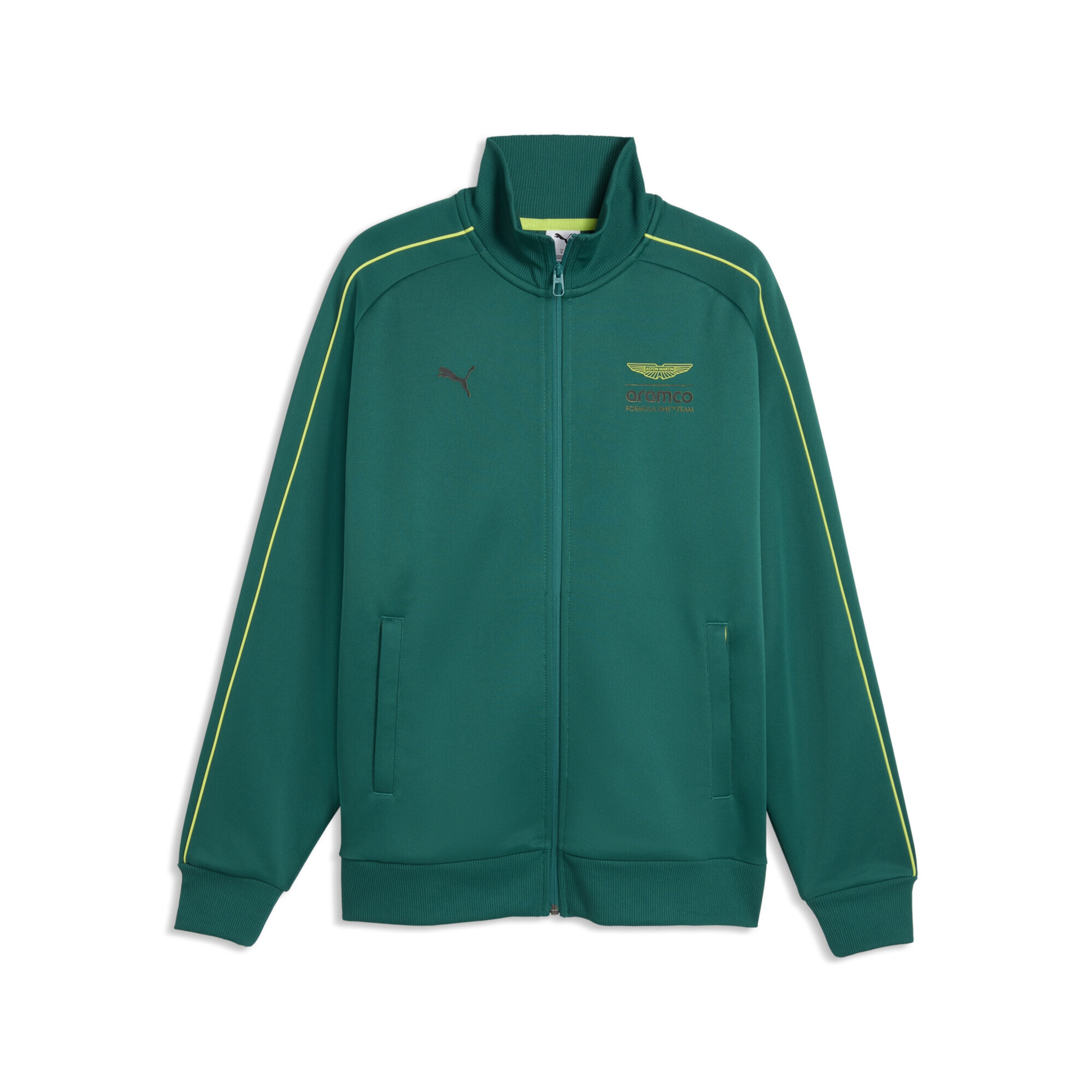 PUMA Sportjas 'PUMA x ASTON MARTIN ARAMCO F1® TEAM T7' in Groen: voorkant