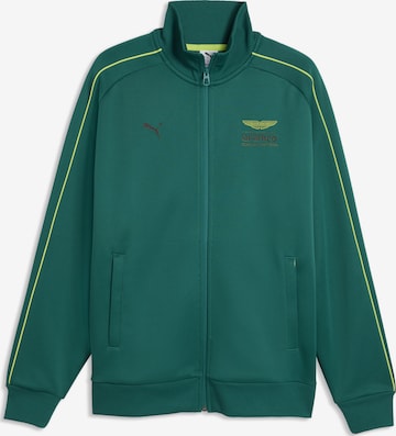 PUMA Sportjas 'PUMA x ASTON MARTIN ARAMCO F1® TEAM T7' in Groen: voorkant