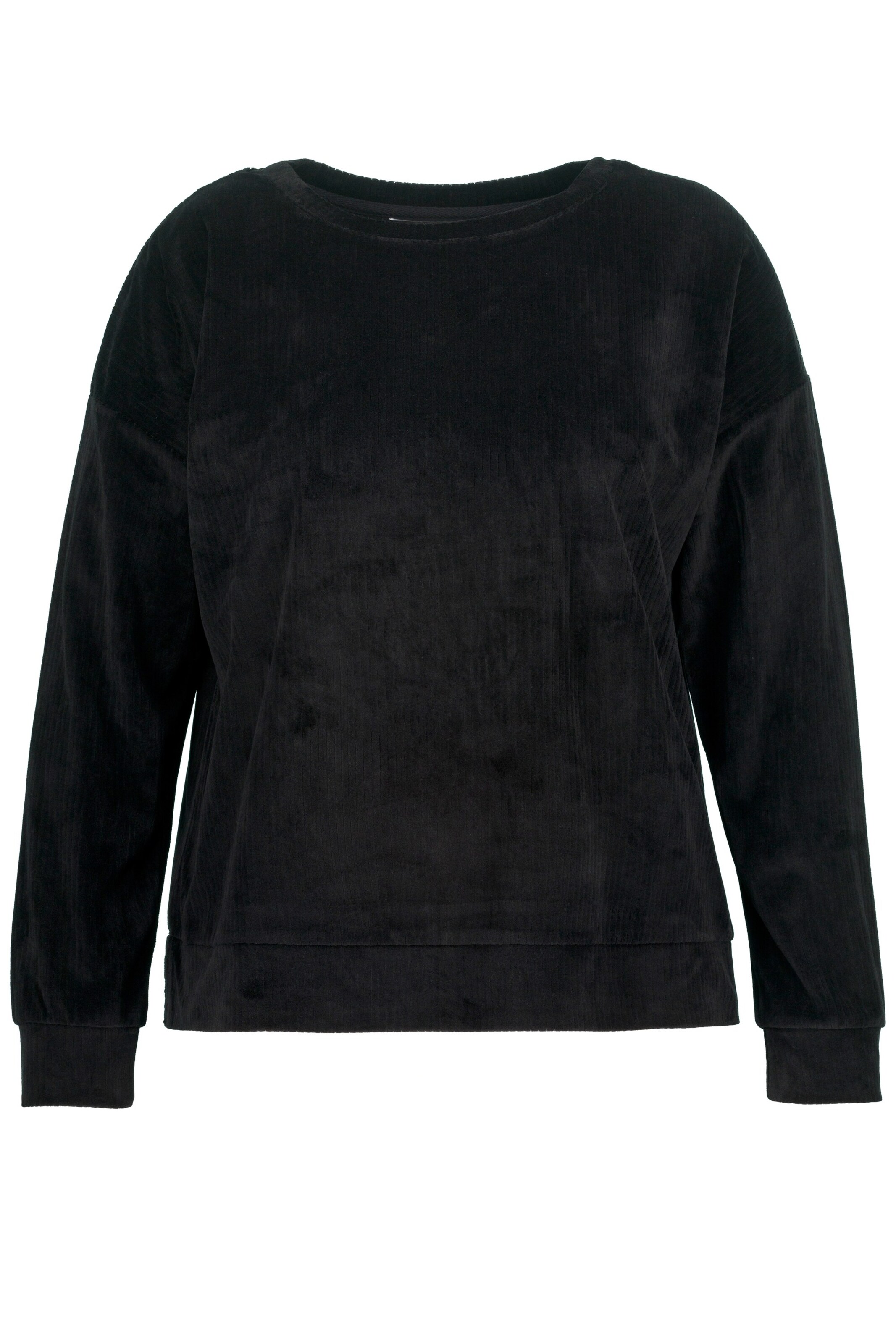 Ulla Popken Sweatshirt in Black: front
