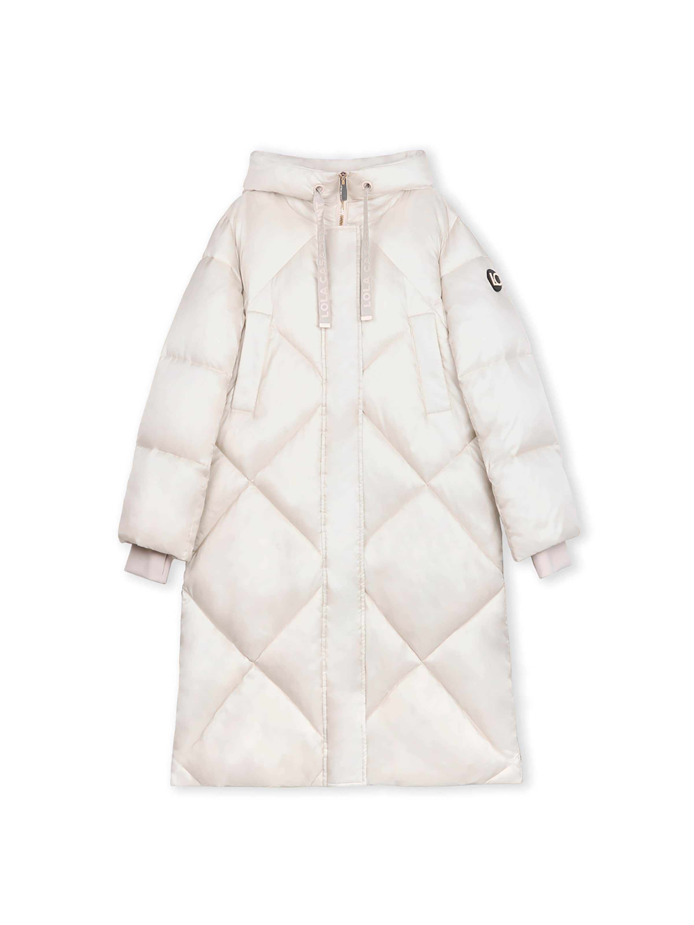 Manteau d’hiver Lola Casademunt en beige : devant