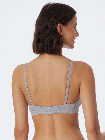 Triangle Soutien-gorge ' Pure Rib ' SCHIESSER en gris