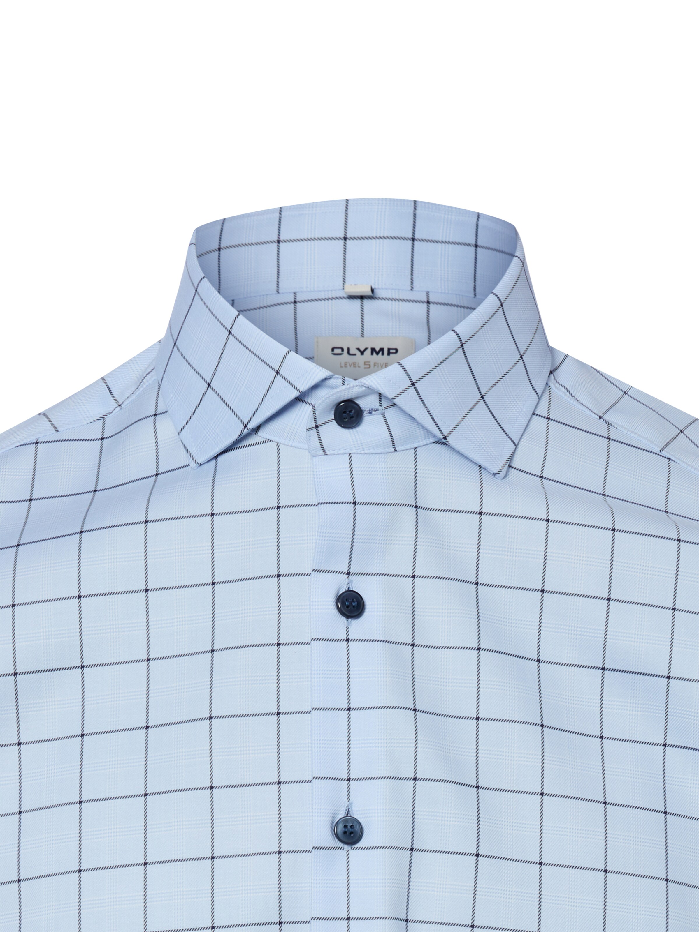 OLYMP Slim Fit Businesshemd in Blau