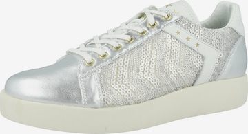 Baskets basses PANTOFOLA D'ORO en argent : devant