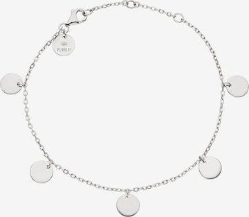 PURELEI Armband 'Kalea' in Zilver: voorkant