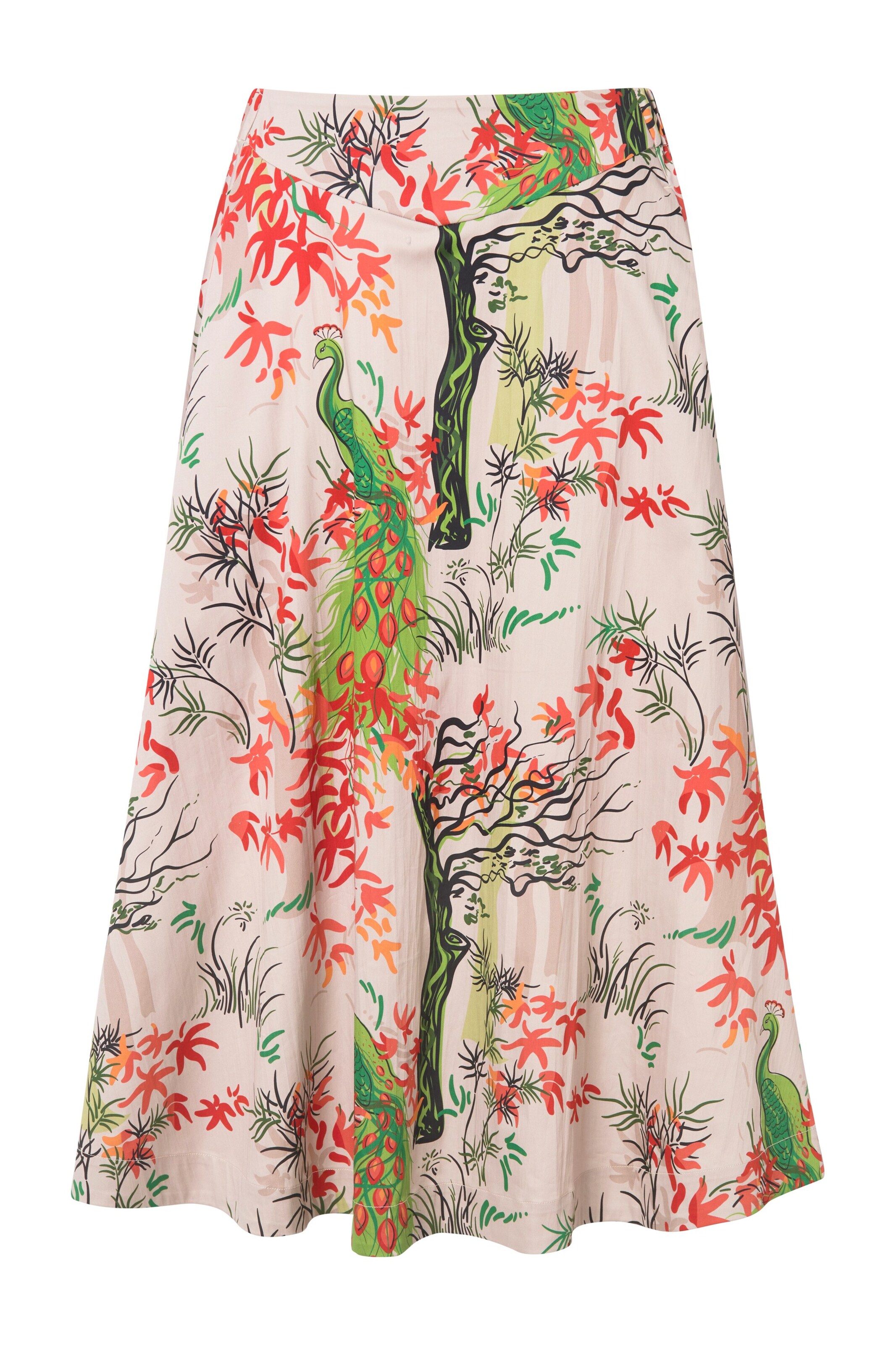 Ulla Popken Rok in Roze: voorkant