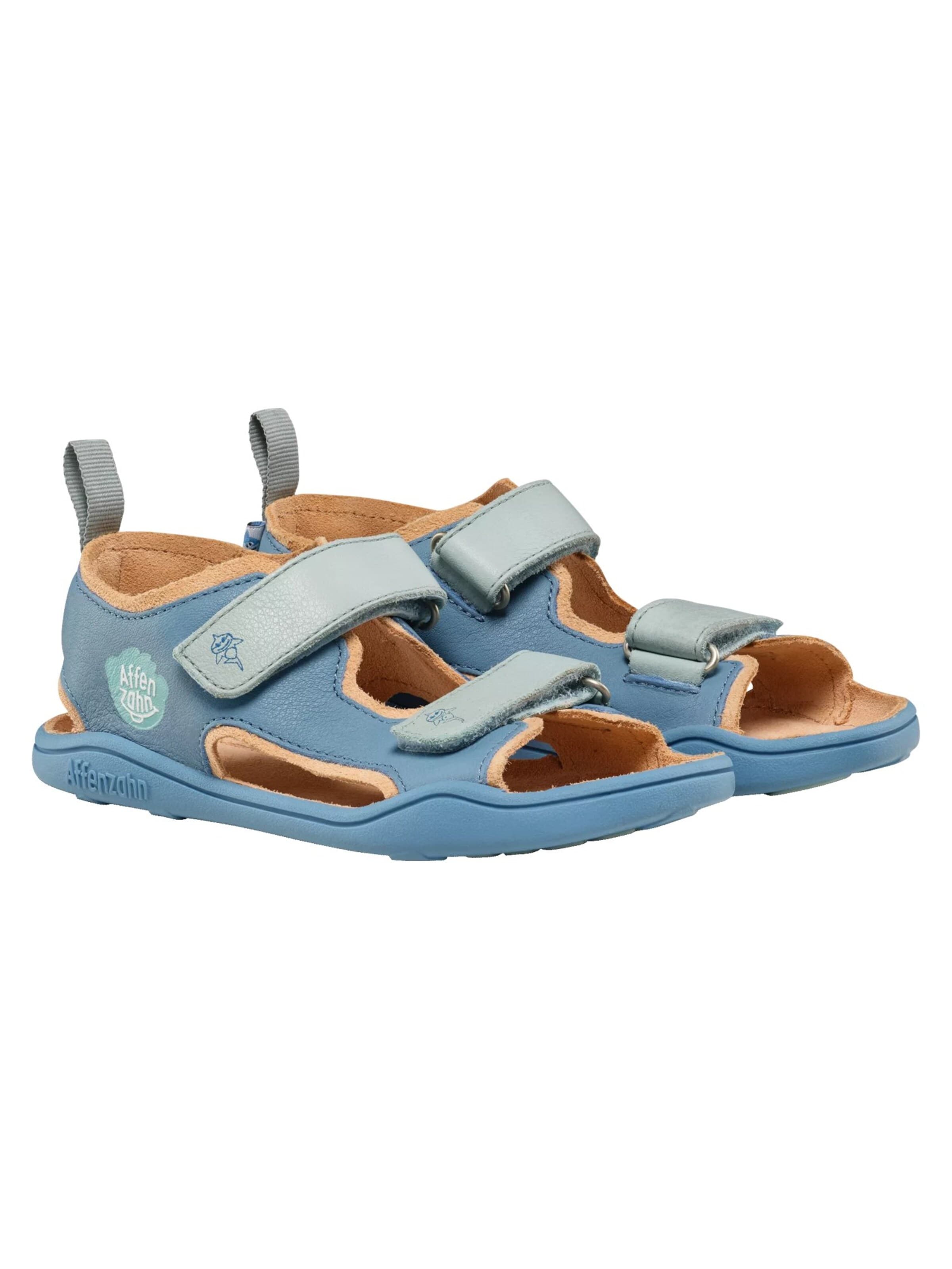 Affenzahn Sandals 'Sandale Leder Airy' in Blue