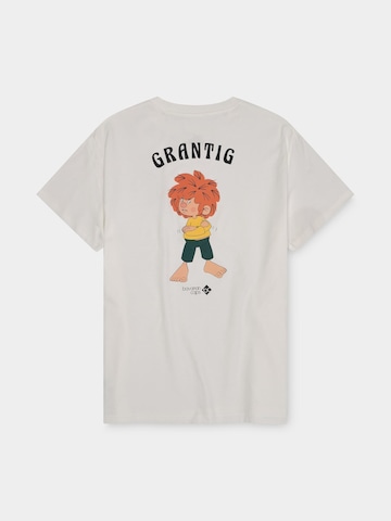 Bavarian Caps Shirt 'Grantler Klub: Pumuckl'‌‌‌‌‌‌‌‌ in Weiß